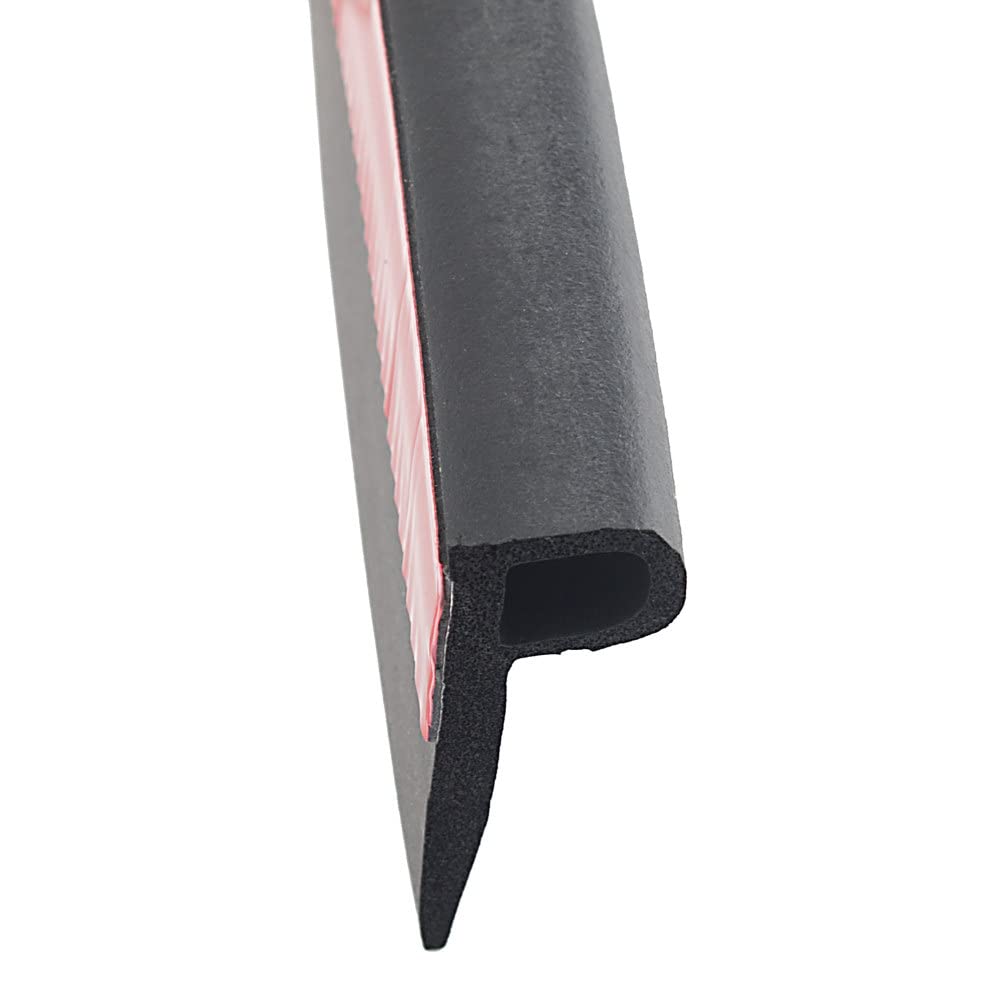 P Seal with Tape AP Products 018-607, Black / 2-1/2" x 7/8" x 100'