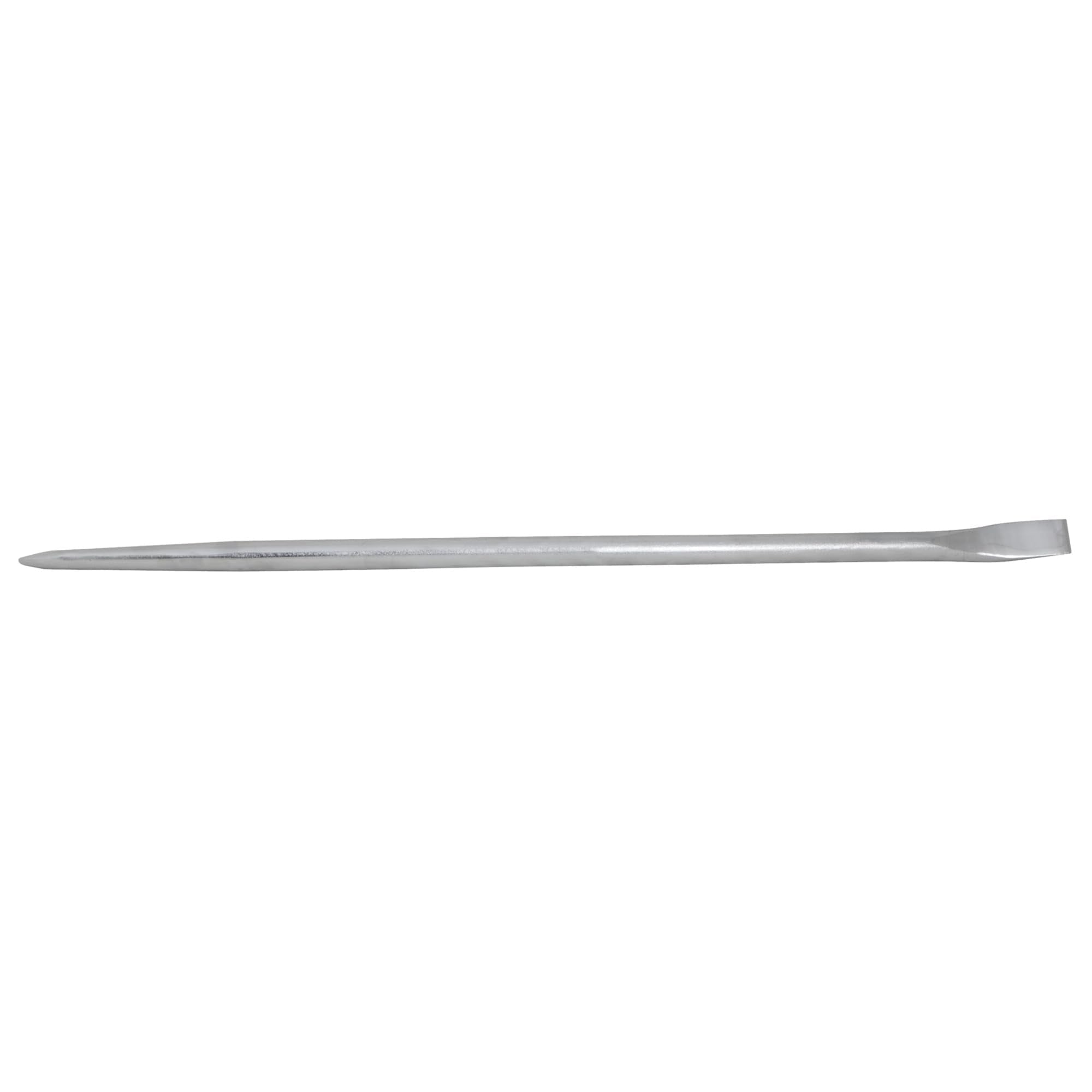 30-Inch Performance Tool W2033 Round Stock Pry Bar with Alignment Point and Bent Chisel End, 7/8-Inch Diameter, Forged Alloy Steel