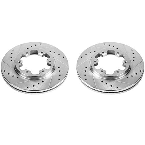 Power Stop Front JBR360XPR Drilled and Slotted Evolution Rotor (Pair)