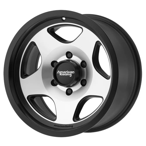 AR923 American Racing 17X9 5X5.0 S-BLK MACH -12MM - AR92379050512N