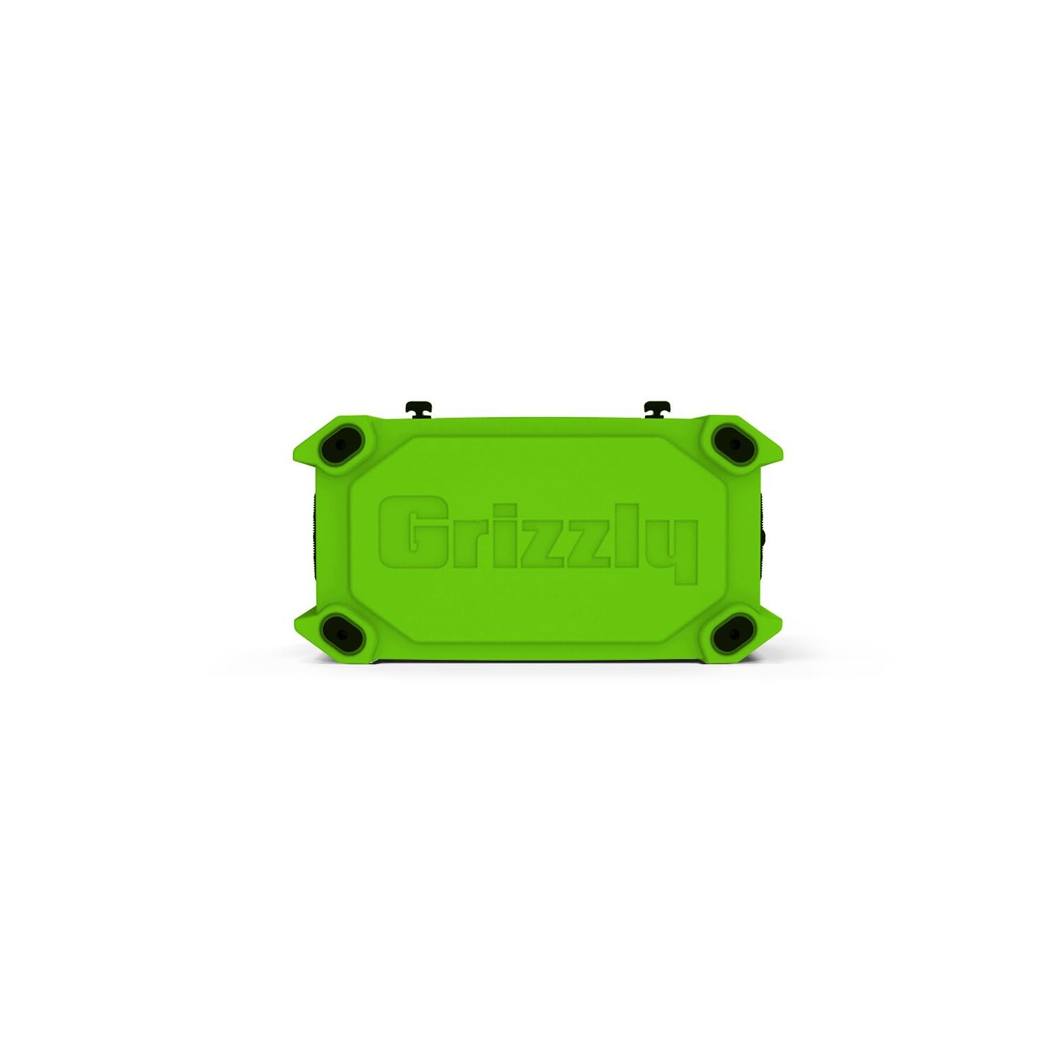60 Cooler Grizzly | 60 qt Ice Chest Durable Rotomolded Insulated | Made in USA | Warranty for Life | For Beach Boat Camping Fishing Hunting | G60 | Lime Green