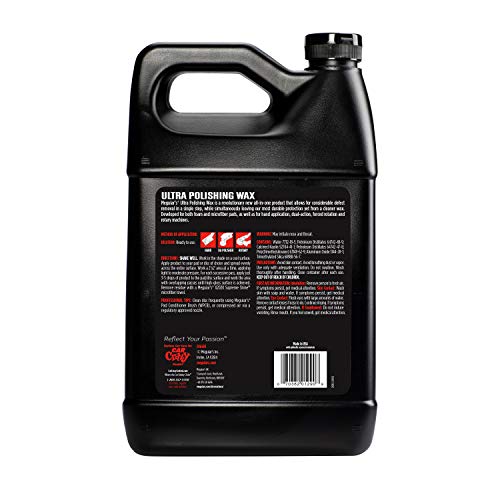 Meguiar's Ultra Polishing Wax Professional D16601 - Premium Scratch Removal, Car Polish, and Car Wax in One - One-Step Cleaner Wax that's Easy to Use - Restores Clarity and Shine, 128 Oz, 1 Gal