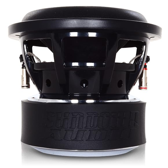 8" Sundown Audio SA-8 V.3 D4 Dual 4 Ohm Subwoofer - 600W RMS / 1200W Peak - 16mm Xmax, Cast Aluminum Frame, Low Distortion Car Subwoofer - Vented Design for Ported Enclosures
