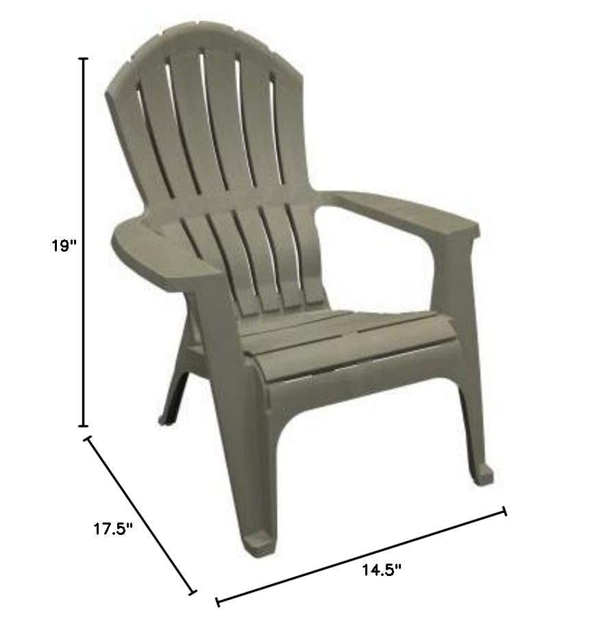 Gray ADAMS MFG PATIO FURN Adirondack Chair