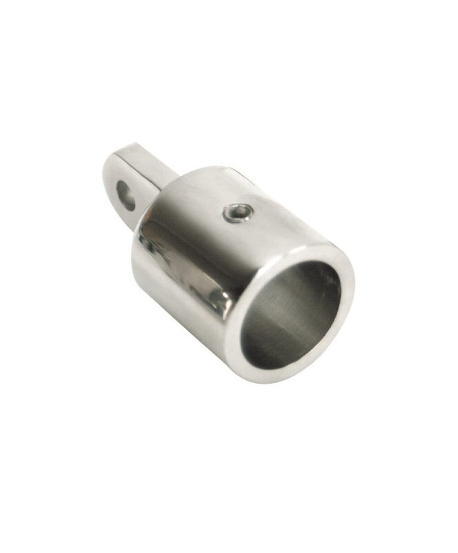 6103C Whitecap Top Cap with Set Screws - 1" Tube x 1/4" Pin, 316 SS