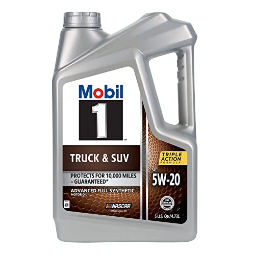 5W-20 Mobil 1 Truck & SUV Full Synthetic Motor Oil, 5 Quart