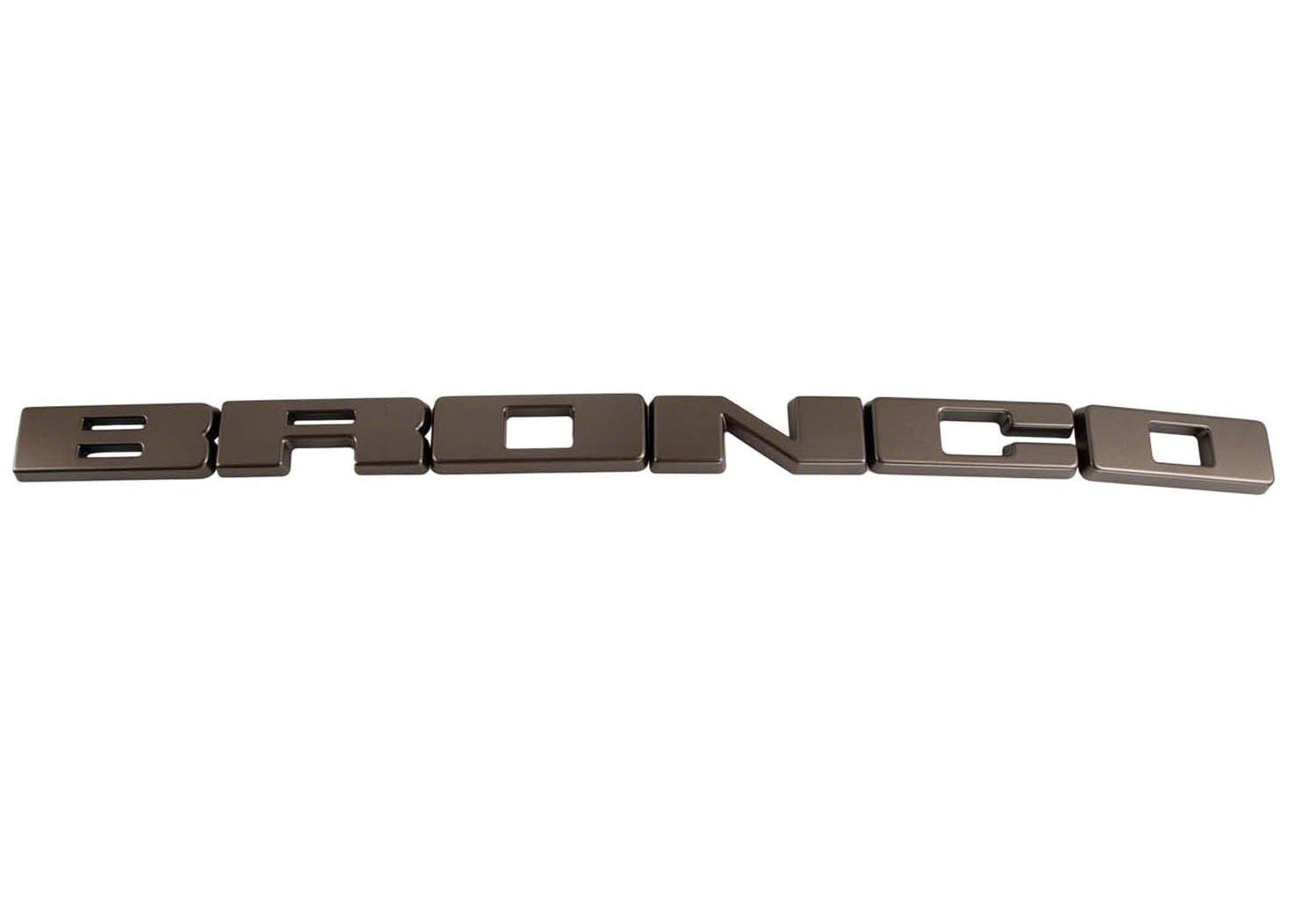 Bronze 21-23 Ford Bronco OEM Grille BRONCO Lettering Overlay Kit M1447BLBR