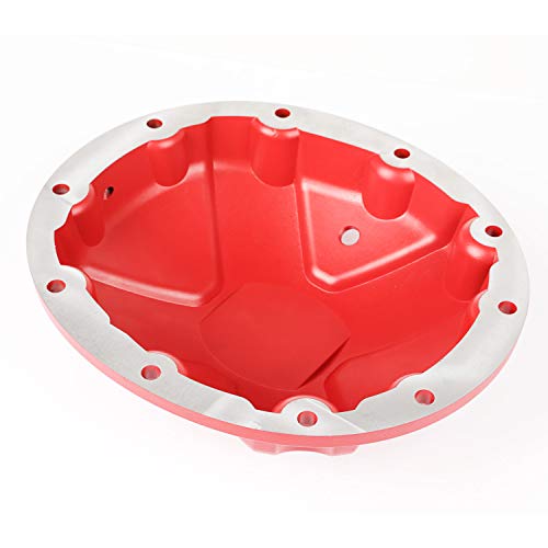 Differential Cover Alloy USA for Dana 35 | Aluminum, Red | 11211 | Fits 1987-2018 Jeep Wrangler YJ/TJ/LJ/JK; 1993-2004 Grand Cherokee; 1972-1986 CJ5/6/7; 1984-2001 Cherokee & Others w/Dana 35 Axle