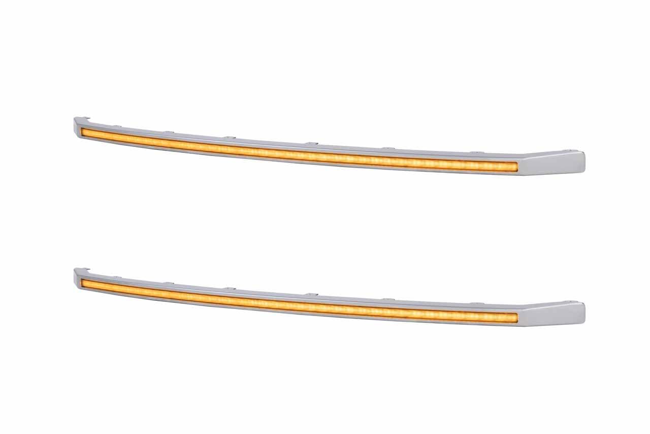 Xbg Led Drl Grille Inserts: Morimoto XBG26 Ford Super Duty Platinum (2020-2022) (Amber)