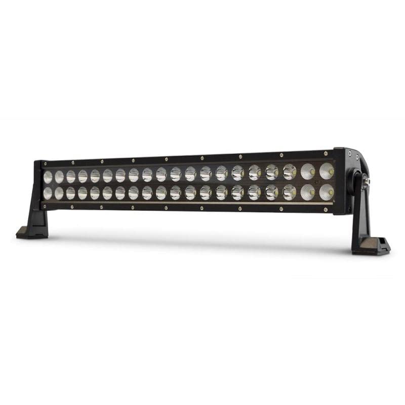 LED Light Bar DV8 Offroad | 20" Dual Row | 10,100 Lumen from Cree LED's | Aluminum Housing w/Heat Fins | IP68 Rated Polycarbonate Lens | Flood/Spot Pattern | BRS Pro Series Dual Row BR20E120W3W