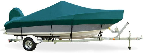 Semi-Custom Trailerite Boat Cover for Offshore Fishing Boats with Inboard/Outboard Motor, Black (23'5" - 24'4" CL x 102" B)
