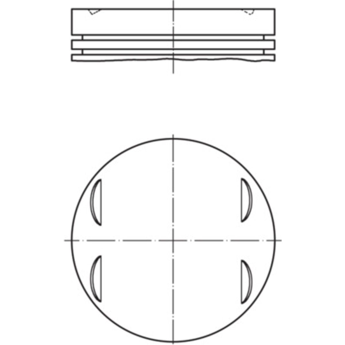 Engine MAHLE Piston 083 13 01