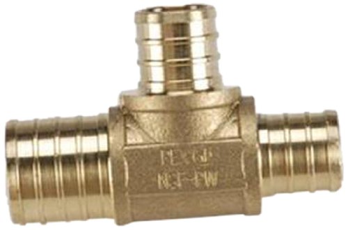 Reducing Tee BestPEX 51161 Metal Brass, 1" Size