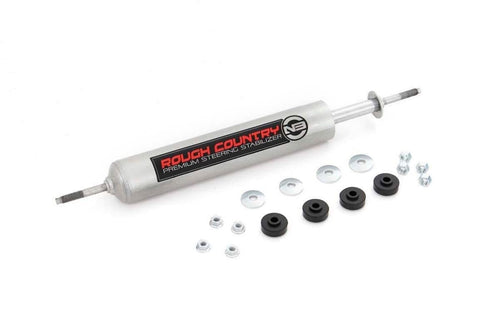 Rough Country Steering Stabilizer N3 Fits 1970-1979 [ Ford ] F150 Bronco Steering Damper 8733430 , Black