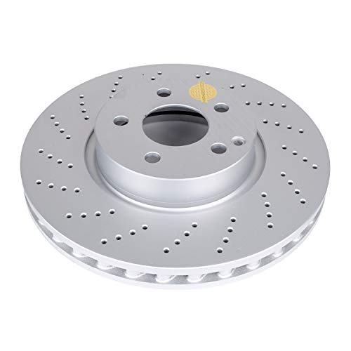 Power Stop EBR1627EVC High Carbon Evolution GEOMET Coated Front Brake Rotor For Mercedes-Benz C, Mercedes-Benz C350, Mercedes-Benz E250, Mercedes-Benz E350, Mercedes-Benz [Model Specific]