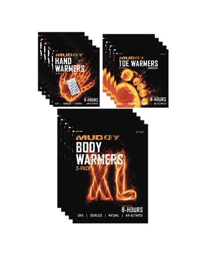 Bulk Pack Muddy Warmer / (8) Each Hand, Toe & XL Warmers