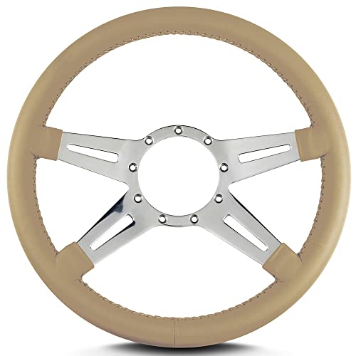 Steering Wheels LECARRA Mark 9 El egante Pol. w/Tan Wrap