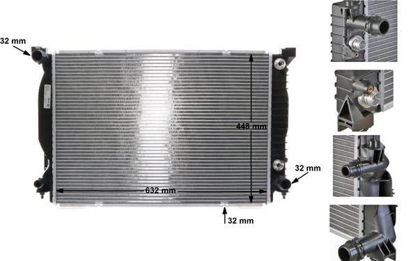 Radiator BEHR CR424000S