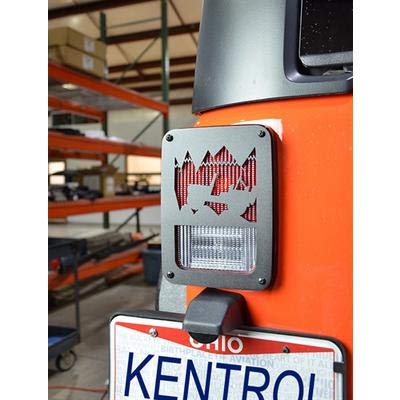 Kentrol Taillight Covers Heritage 80702 for 2007-2018 JK