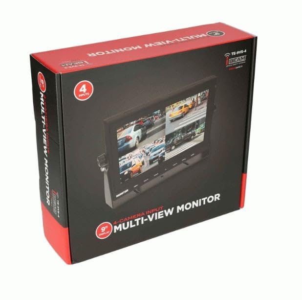 Commercial Quad-View Monitor - IBEAM 9 Inch (TE-9VS-4)