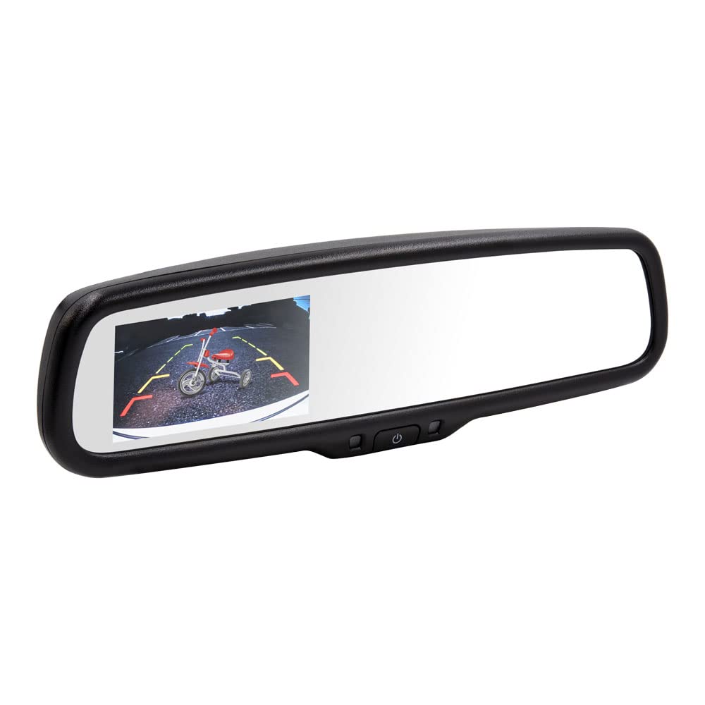 iBeam Auto-Dimming Oe Style Mirror - Built-in 4.3 Inch Monitor - U