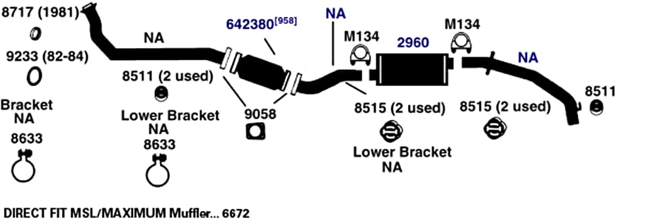 U Clamp AP Exhaust - 8633