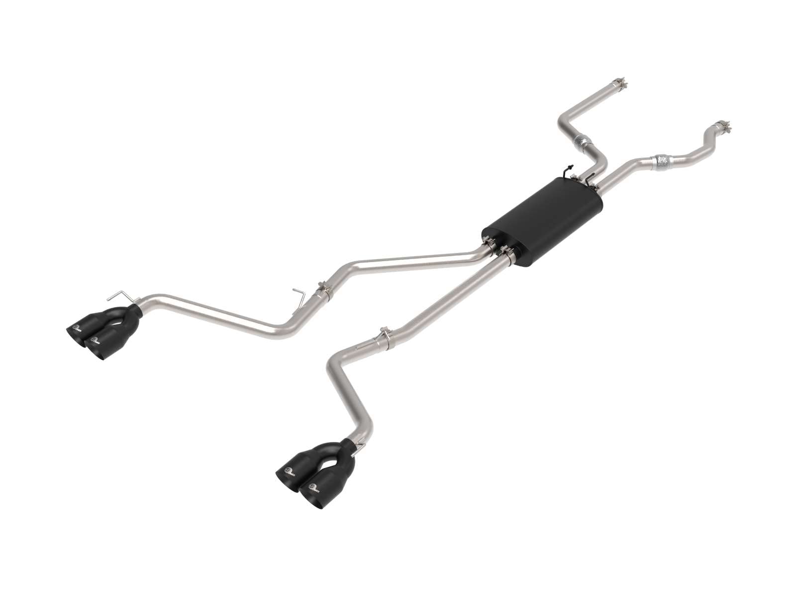 aFe Power 304 Stainless Steel MACH Force-Xp Cat-Back Exhaust System w/Black Tip Fit Ford Explorer ST 20-22 V6-3.0L (tt) 49-33139-B