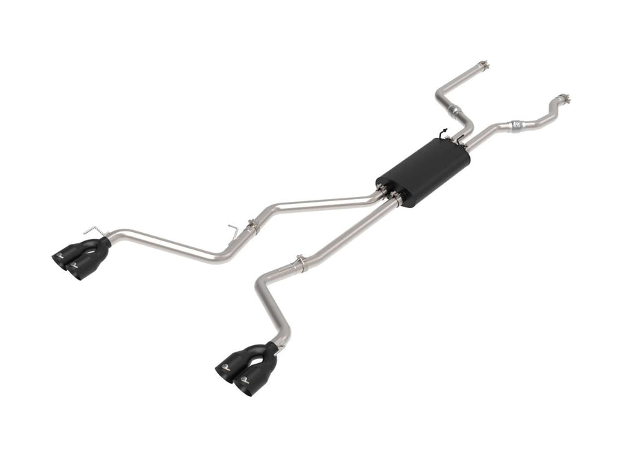 aFe Power 304 Stainless Steel MACH Force-Xp Cat-Back Exhaust System w/Black Tip Fit Ford Explorer ST 20-22 V6-3.0L (tt) 49-33139-B
