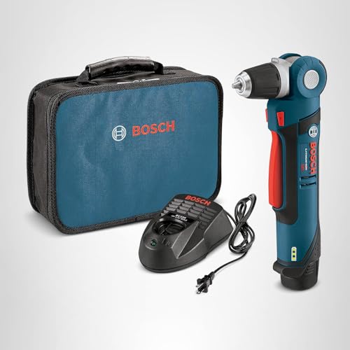 12V Max BOSCH PS11-102 3/8 In. Right Angle Drill/Driver Kit with 2.0Ah Lithium Ion Battery