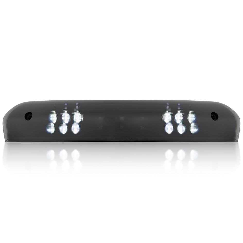 2002-2008 RAM 1500 & 2003-2009 RAM 2500/3500 - RECON Smoked LED 3rd Brake Light Kit with White Cargo Lights in Smoked Lens