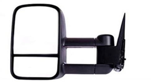 TrailFX Towing Mirror Set for 2014-2018 Silverado 1500 Heated 7x12.5 Inch Mirrors Extends 23.6 Inch Power Adjustment Turn Signal Manual Fold, Black DOT Approved TrailFX GM14HET
