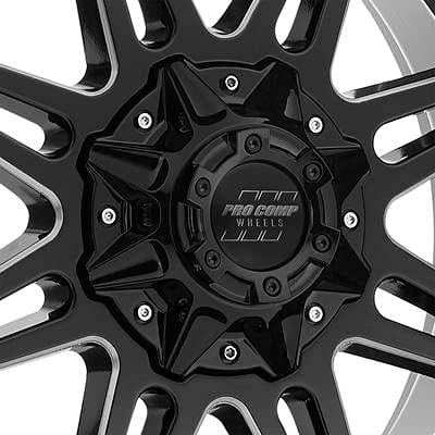 Pro Comp PXA42 Alloys 20X9.5 8X6.5 G-BLK MILL -6MM - PXA8142-29582