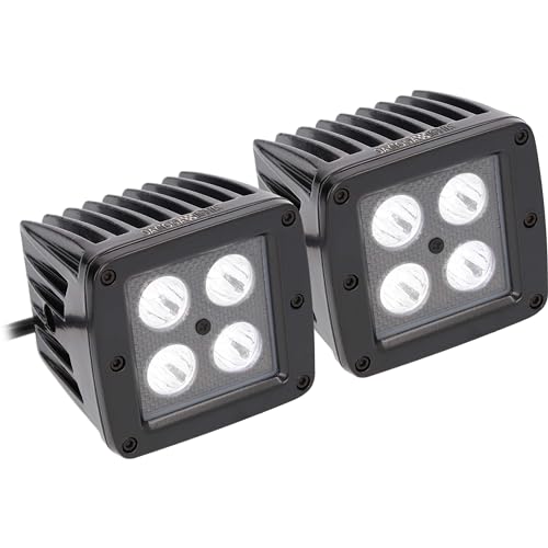 4 LED Cube Lights Daytona Lights 3” Blackout (Spot) – 2 Pack
