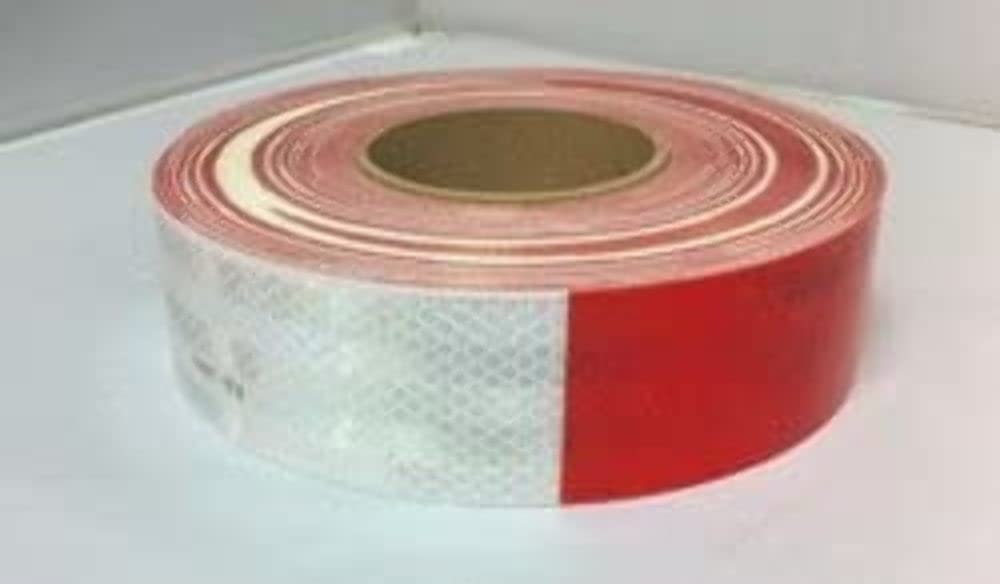 Custer Solid Red CTRED-30RL Conspicuity Tape 2" X 30' Roll