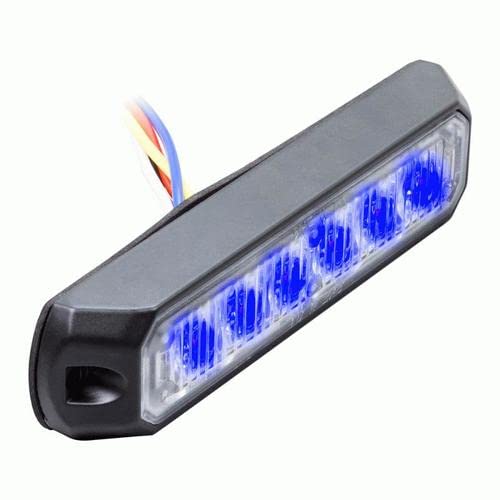 Heise Blue Single Color Marker Lights - 4.9 Inch - 6 Led