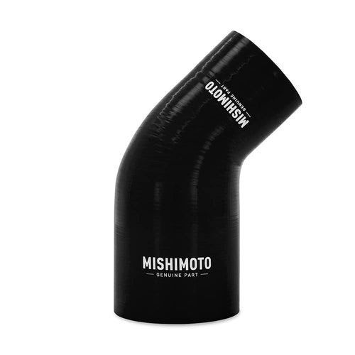 Mishimoto 45-Degree MMCP-R45-3035BK Silicone Transition Coupler, 3.00" to 3.50", Black