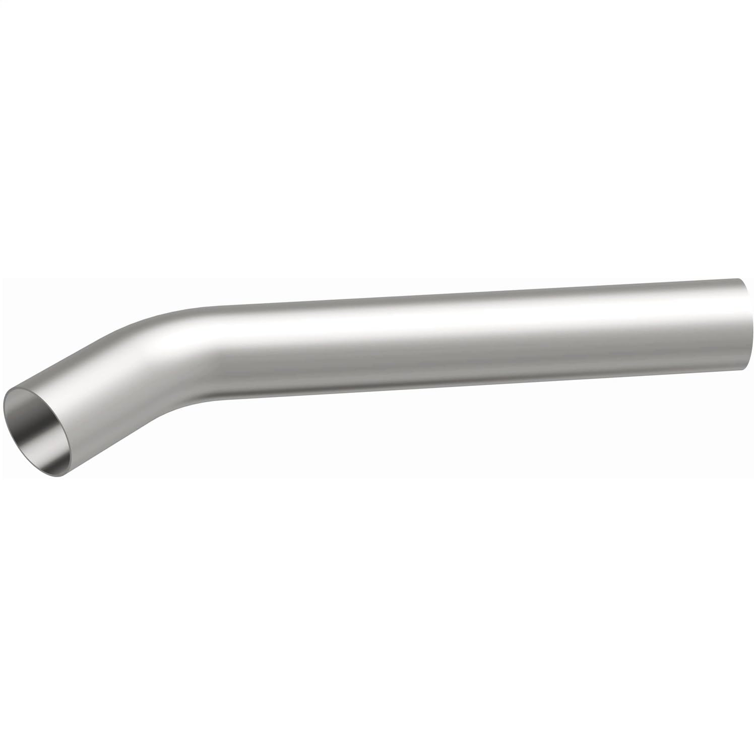 45-Degree Bend MagnaFlow Universal Stainless Steel Pipe 10736-2.5in Tubing Diameter, 3.5in Center Line Radius, 19.5in Overall Length - Full Flow Mandrel Bent Pipe
