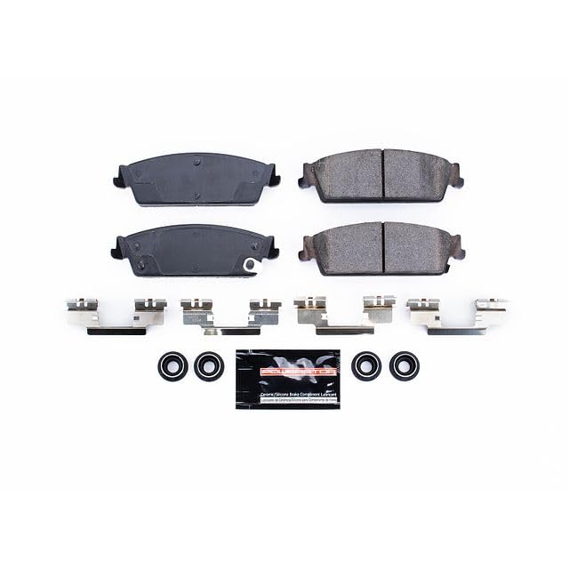 Power Stop Z23-1194 Brake Pads Rear Ceramic For Escalade, Escalade ESV, Escalade EXT, Avalanche, Silverado 1500, Suburban 1500, Tahoe, Sierra 1500, Yukon, Yukon XL 1500 [Model Specific]