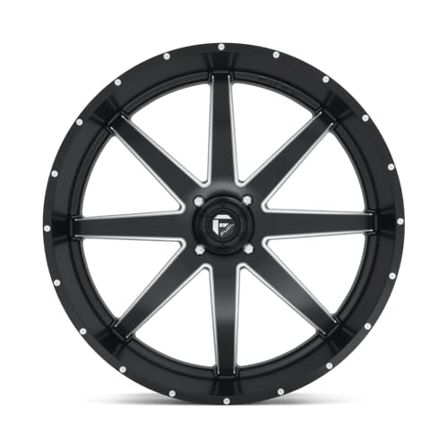 UTV Fuel D538 30x6 4x156 +1mm Black/Milled Wheel Rim 30" Inch