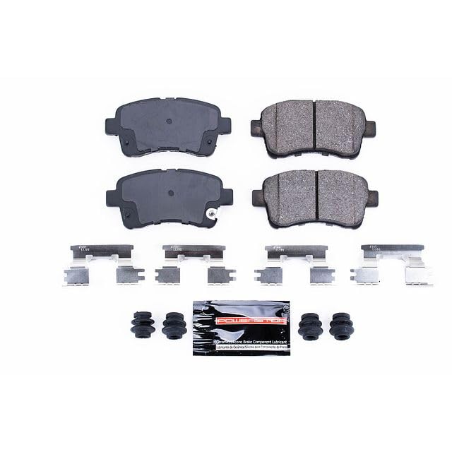 Power Stop Z23-937 Z23 Evolution Sport Carbon Fiber Infused Ceramic Brake Pads with Hardware For Suzuki Aerio 2002-2005 [Model Specific]