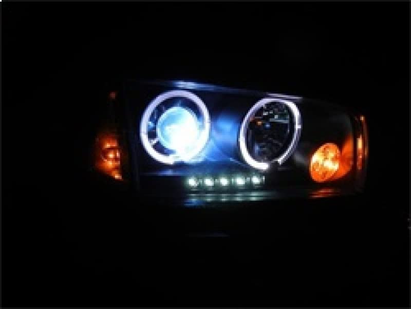 5009746 Spyder Auto LED Halo Projector Headlights Chrome/Clear