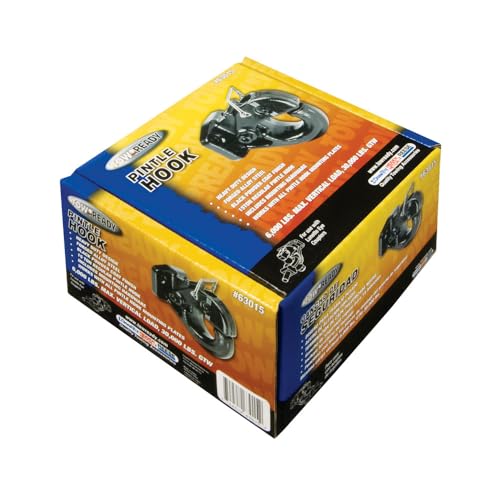 Draw-Tite Reese 63015 Pintle Hook, Bolt-On, 30,000 lbs. Capacity, Safety Pin & Lanyard Included