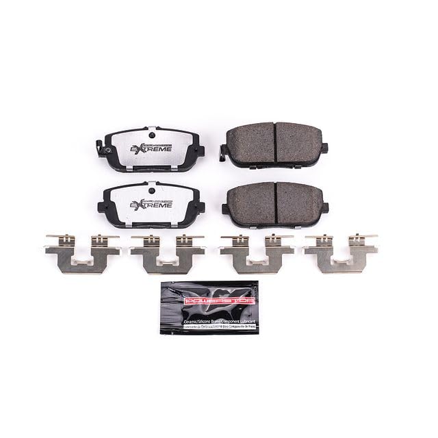 Power Stop Z26 Rear Z26-1180 Carbon-Fiber Ceramic Brake Pads For Fiat 124 Spider 2017-2020, Mazda MX-5 Miata 2006-2022 [Model Specific]
