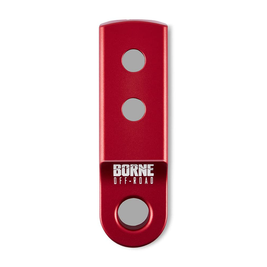 2” Hitch Receiver Borne Off-Road Shackle Mount, Red
