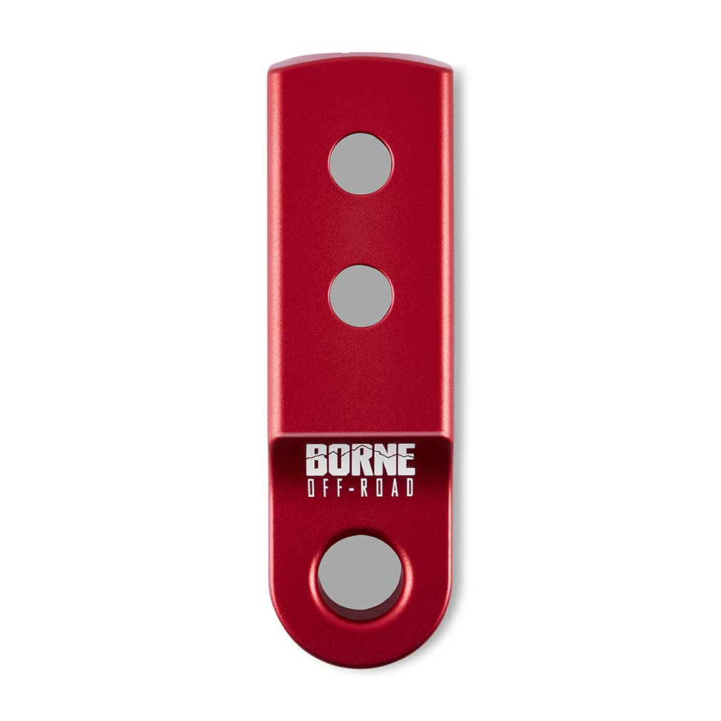 2” Hitch Receiver Borne Off-Road Shackle Mount, Red