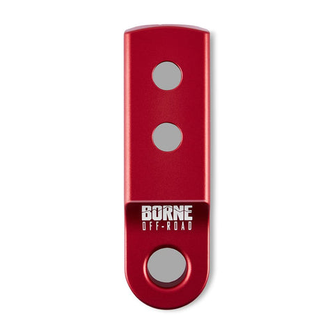 2” Hitch Receiver Borne Off-Road Shackle Mount, Red