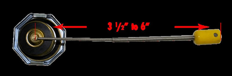 Sacrificial Northern Z17700 Anode Rad Cap