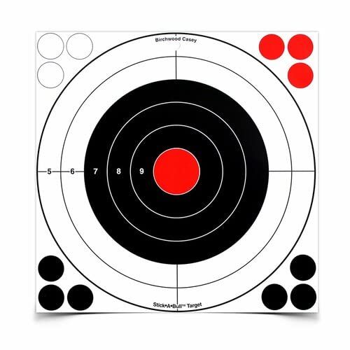 Birchwood Casey 12" Stick a Bull self-adhesive Bulls Eye Targets