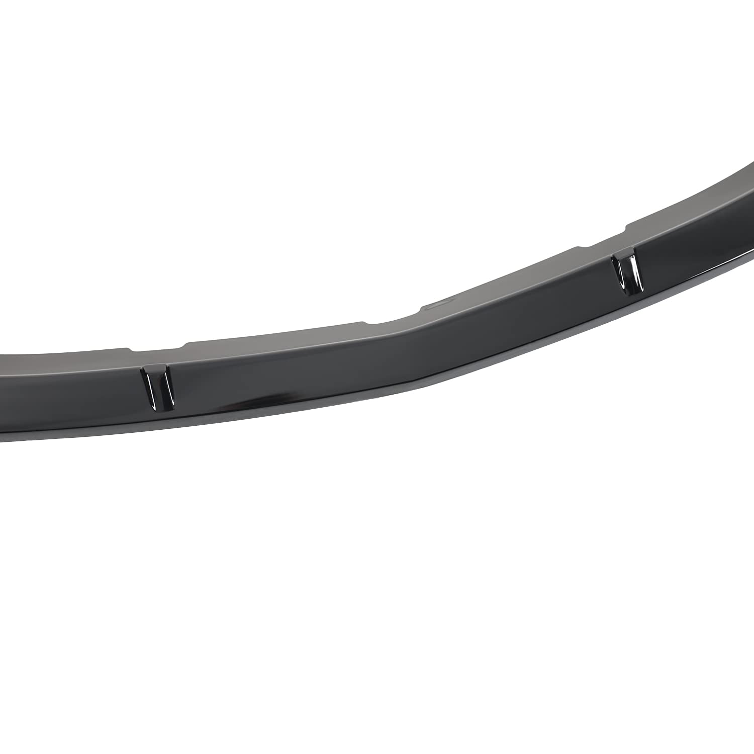 Glossy Black Spec-D Tuning Front Bumper Lip Compatible with Mazda 3 2010-2011