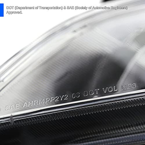 Chrome Projector Headlights SPEC-D TUNING Compatible with 2010-2014 Subaru Legacy, 2010-2014 Subaru Outback, Left + Right Pair Headlamps Assembly